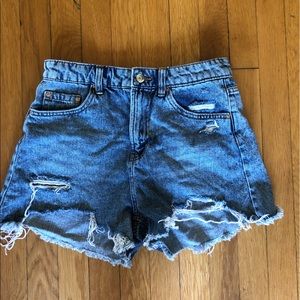 High Waisted Jean Shorts